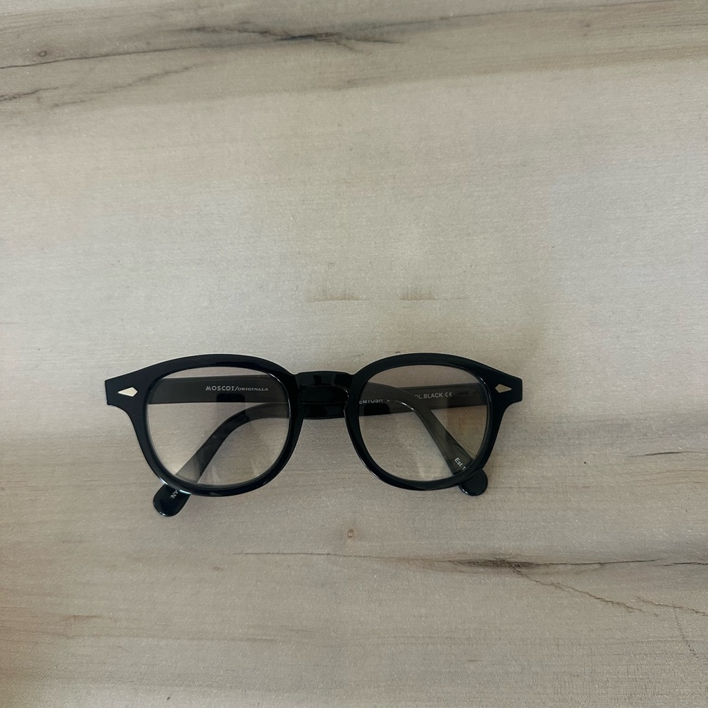 Moscot Lemtosh Large Black Glasses